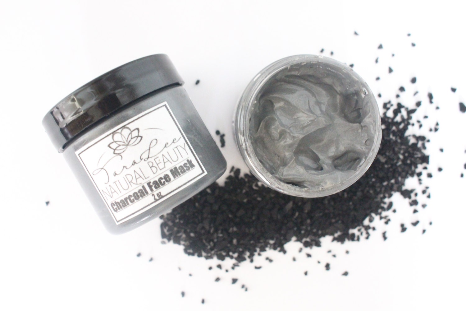 Charcoal Mud Mask Charcoal Facial Mask by TaraleeNaturalBeauty