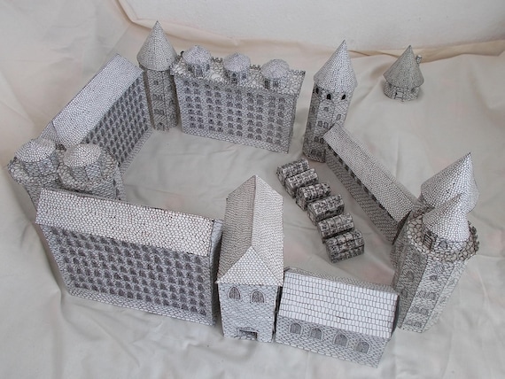 harry potter cardboard castle