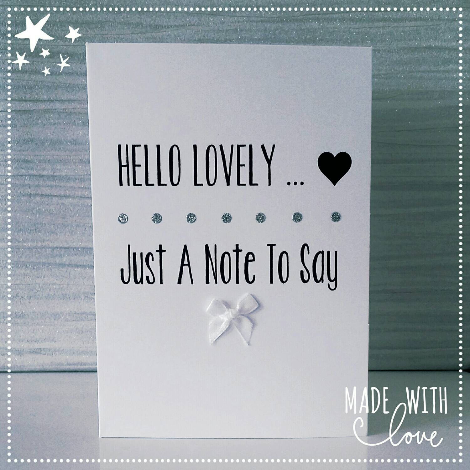 nice things to say in a thinking of you card
