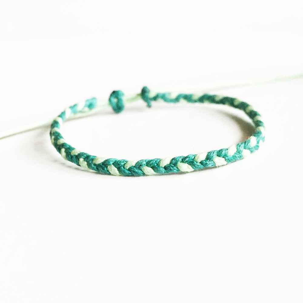 Friendship Bracelet Wax Cord Bracelet Braided Bracelet