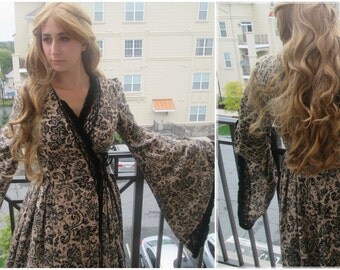 Catelyn Stark Gown; Sansa Stark Costume; Cersei Lannister Gown; Game Of Thrones Costume; Cosplay; Houpelande Gown; Medieval Gown;Renaissance