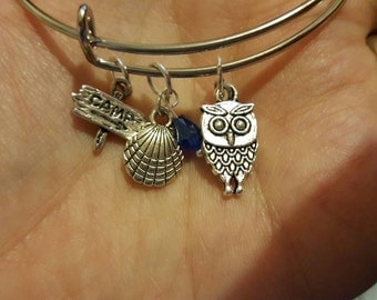 Percy Jackson and Annabeth Chase percabeth bangle bracelet