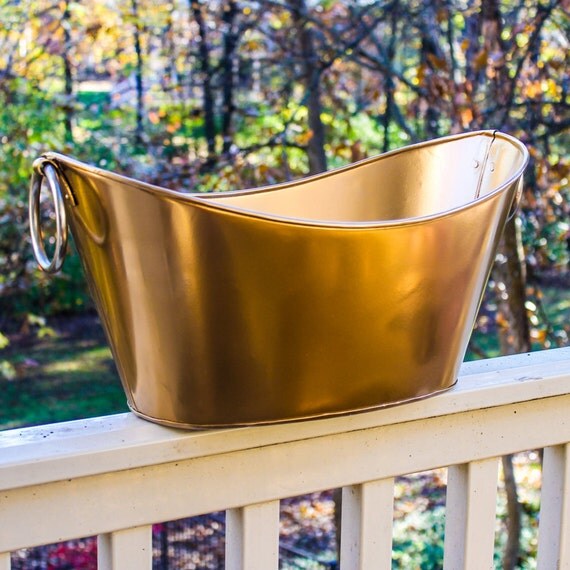 Vibrant Gold Elegant Beverage Tub 30 OFF by ChilledDesigns