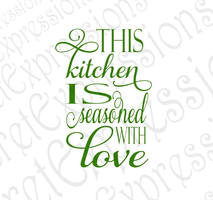 Free Free 85 This Kitchen Is Seasoned With Love Free Svg SVG PNG EPS DXF File