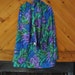 JOAN WALTERS Multi-colored Polyester Vintage Skirt (size 6) with Matching Scarf