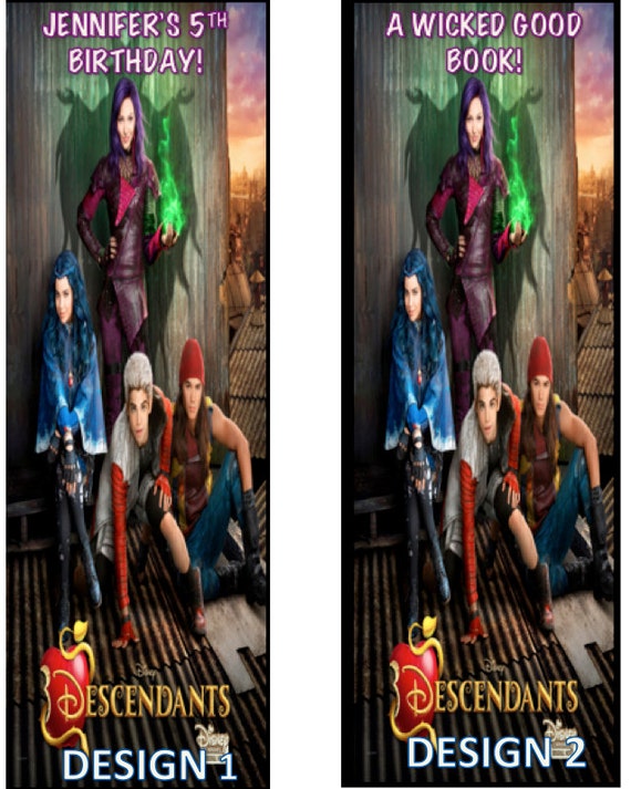Personalized Disney Descendant Bookmark Book Mark by KJROXTON