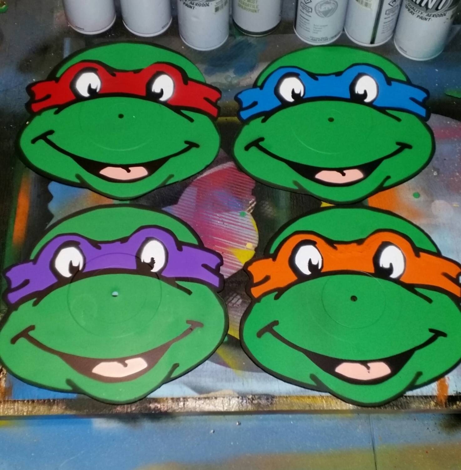 Teenage Mutant Ninja Turtles Vinyl Record Head