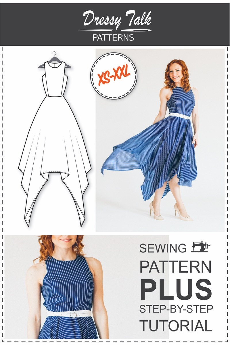 Maxi Dress Pattern PDF Sewing Patterns