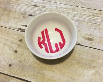 Monogrammed Ring Dish | Personalized Ring Dish | Mothers Day Gift | Engagement Gift | Bridesmaid Gift | Custom Gift | Jewelry Tray