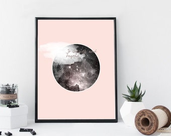 Moon Wall Art galaxy moon phase print wall art poster moon art print Moon Wall Art galaxy moon phase print wall art poster moon art print