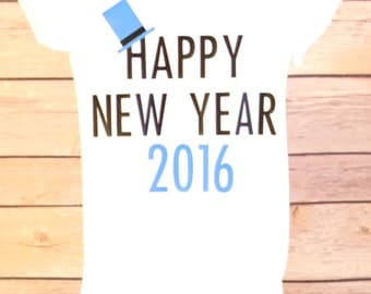 Happy New Year Shirt, New Years Shirt, New Year Baby, New Years Eve Baby Boy, Toddler Boy New Year, New Year Outfit, Happy New Year Shirt