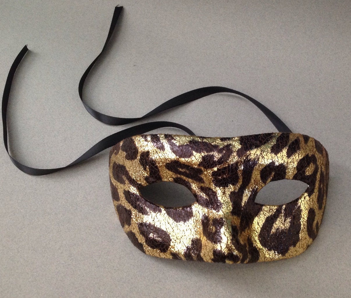 Animal Print Unisex Mens Masquerade Mask Halloween by Crafty4Party