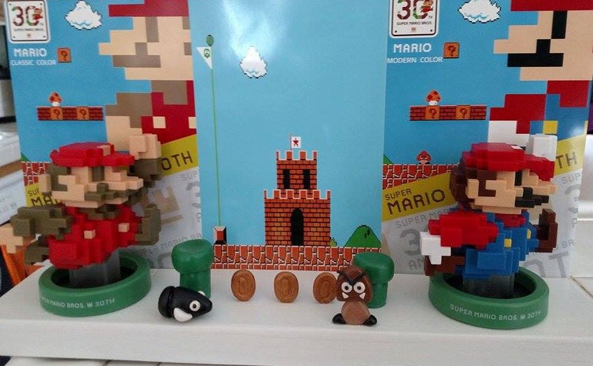 super mario 8 bit amiibo