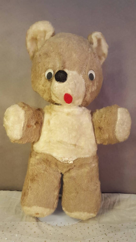 vintage musical teddy bears windup