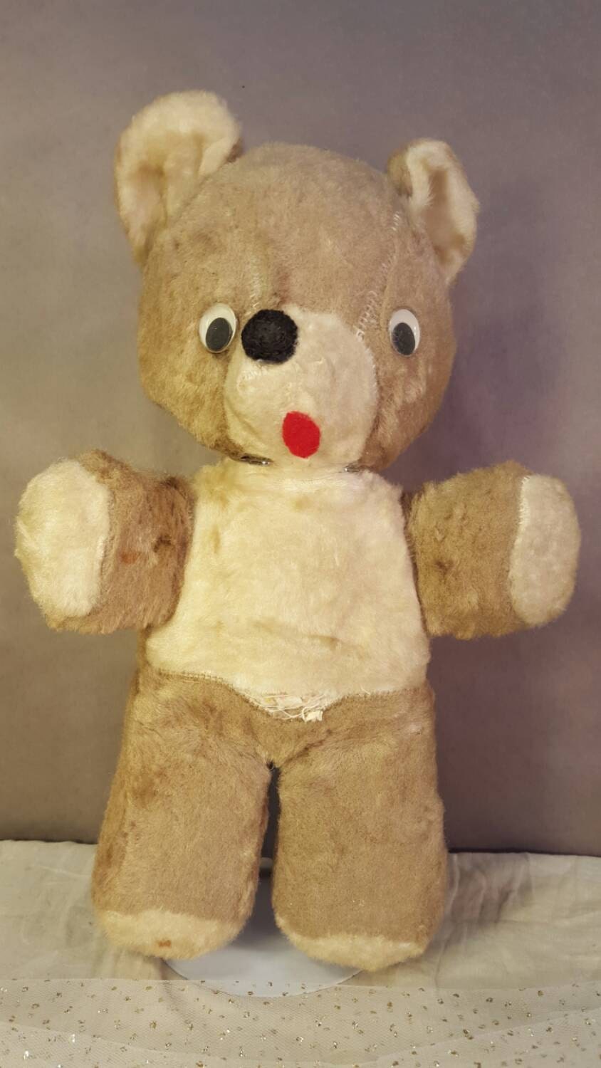 musical teddy bear vintage