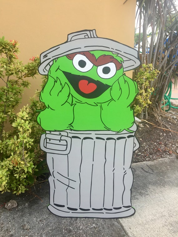 Oscar The Grouch Cut Out Oscar the Grouch Cutout Oscar the