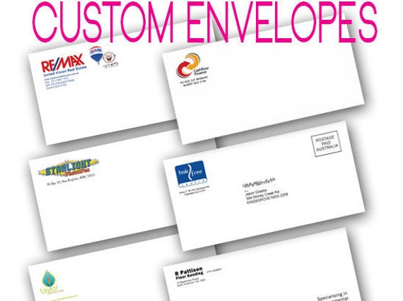 custom 10 envelopes