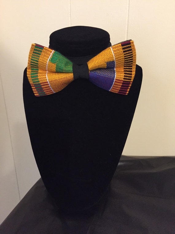 kente bow tie and hanky sets