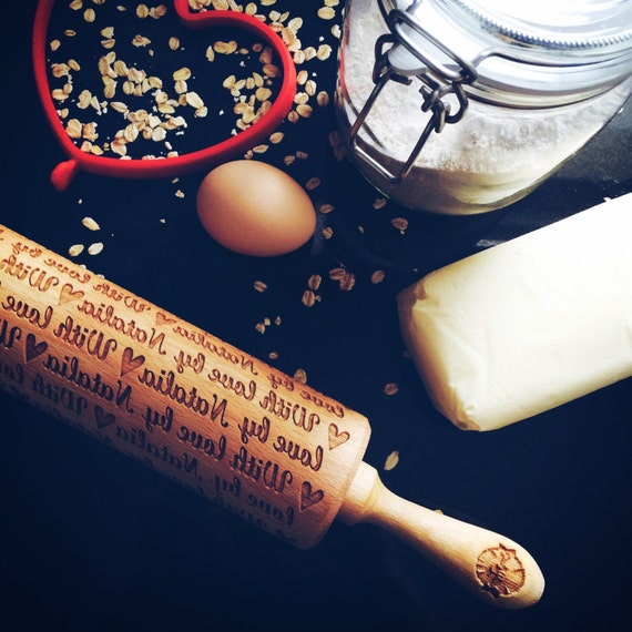 personalized wooden custom rolling pin