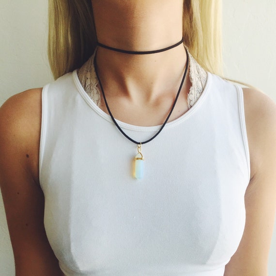 black suede charm choker wrap necklace black suede charm choker wrap necklace