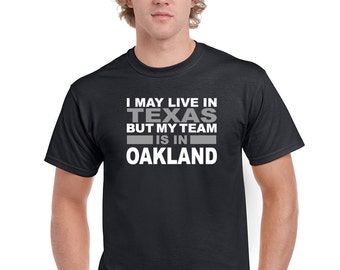 Oakland Raiders My Team Custom State Fan Shirt or Hoodie.
