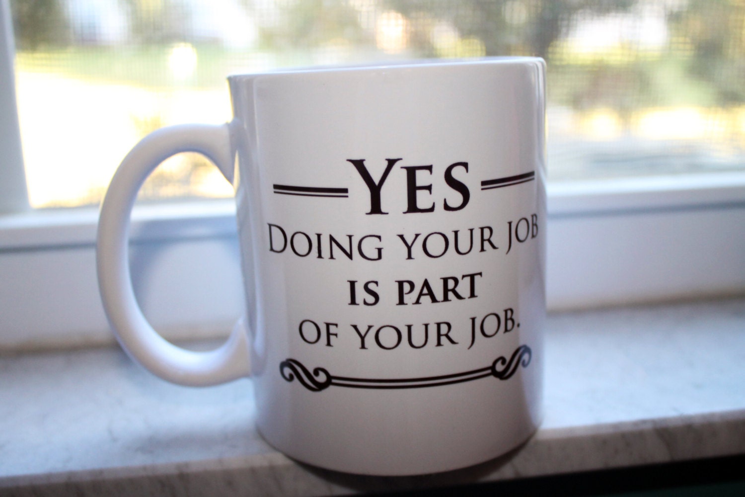 Yes Doing Your Job is Part Of Your Job Funny by SoSheDidDesign