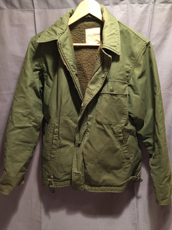 Vintage U.S Army Winter Field Jacket Missing Buttons/Zipper