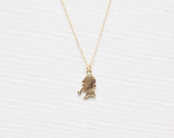Sherlock Necklace, Detective Necklace, Movie Necklace, Character Necklace, Face Necklace, Human Necklace, Creative Gifts, Cute Jewelry
