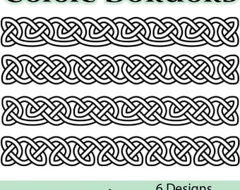 Celtic knots border | Etsy