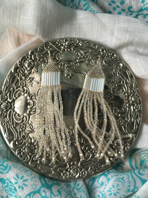 Vintage Beaded Earrings 106