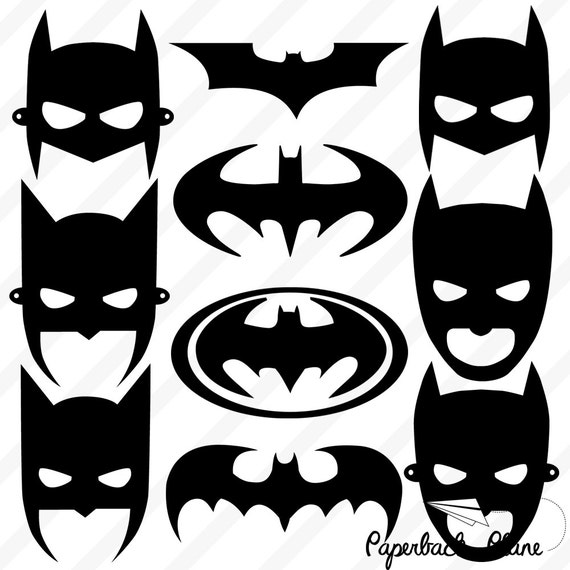 Batman Super hero SVG PNG DXF Cut Files for use with