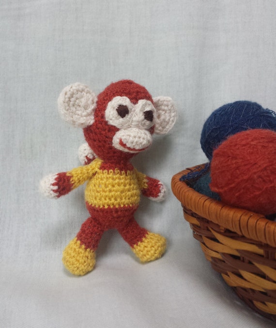 Amigurumi MONKEY stuffed toy monkey crochet monkey