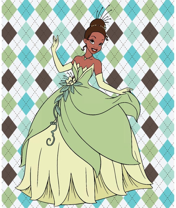 Download Princess and Frog Tiana standing SVG Instant Download