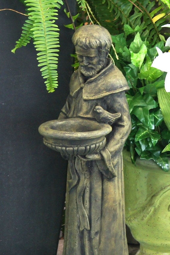 Saint Francis Concrete Garden Statue Religious Catholic Figure