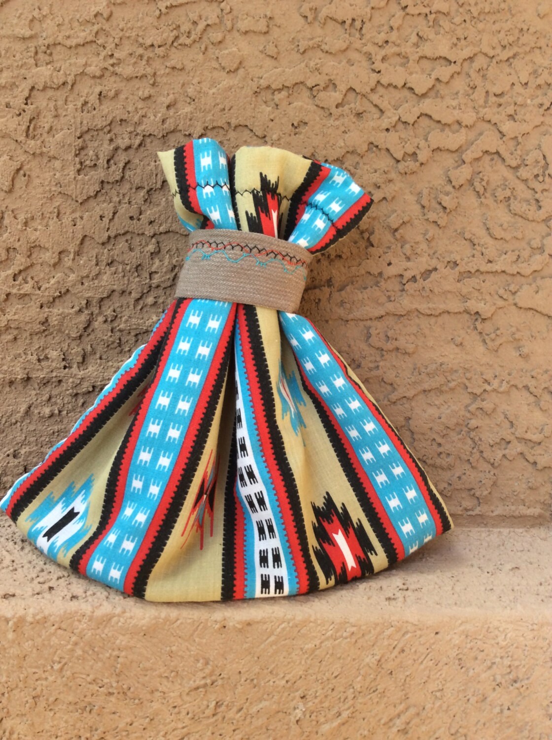 upcycled-gift-bag-native-american-southwestern-style-fabric