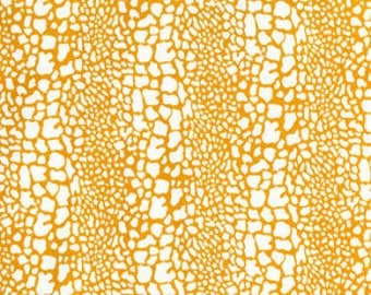 HUGE MARKDOWN ~ 1 YARD Sateen Spots Gold Fabric by Vicki Payne