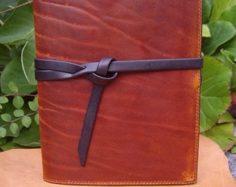 Leather cover for notebook Jean-Lucien