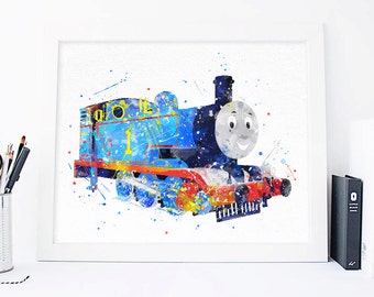 Thomas the Train printables, Thomas the Tank Engine, thomas and friends, tomas poster, Nursery tomas print, nursery wall art, nursery poster