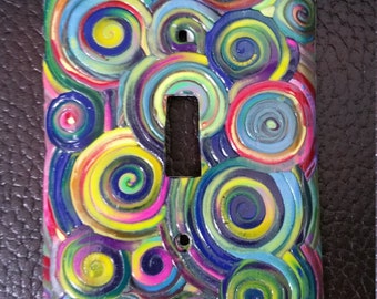 Single Polymer Clay Switchplate