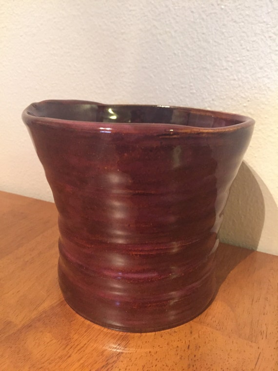 Large Purple Vase by GingersCeramicsCo on Etsy