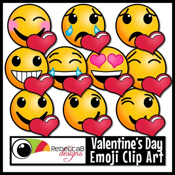 Valentine's day 2019 wallpapers Valentine's Day Clip Art: Emoji Faces Valentine Emoji