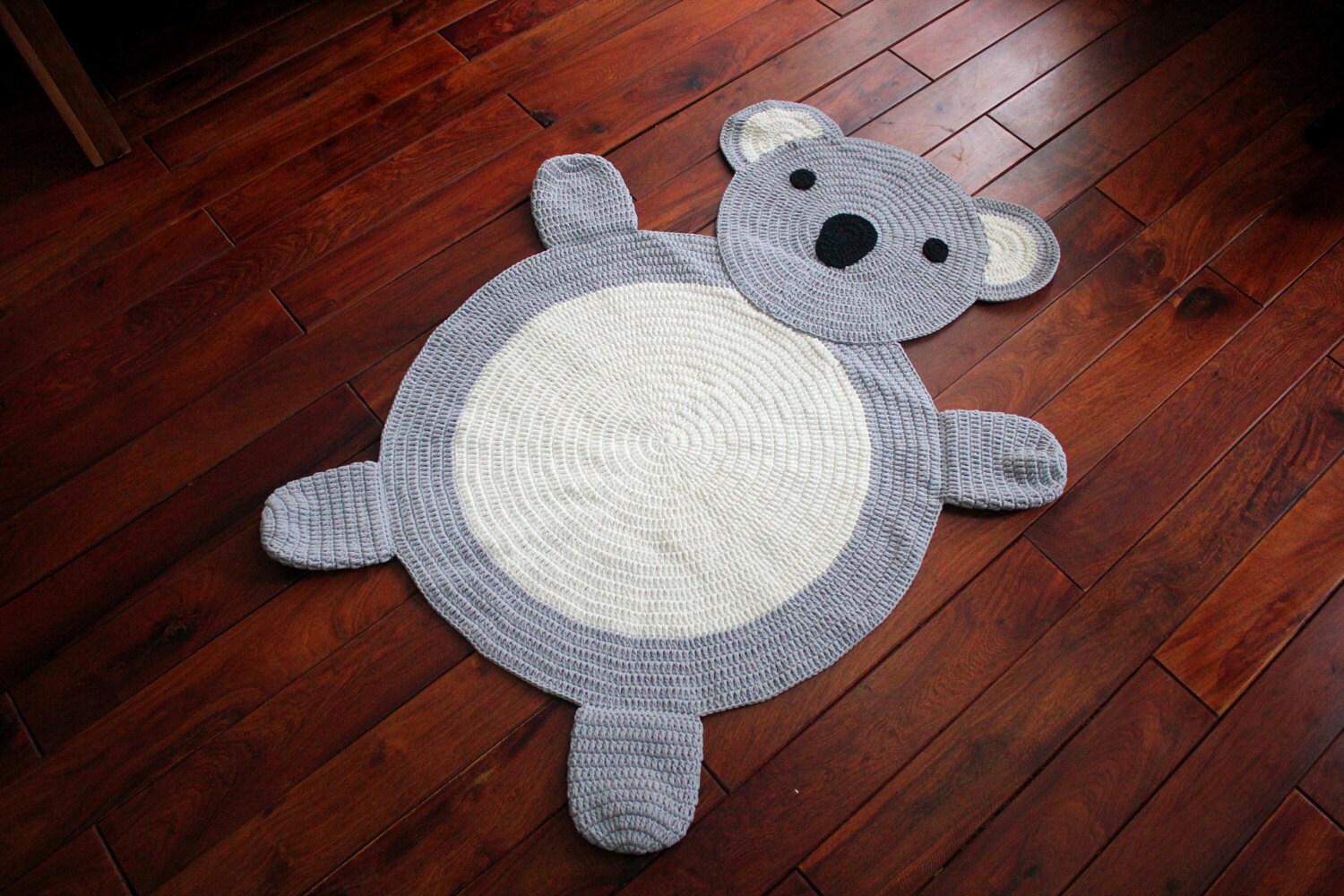 Handmade Koala Mat Crochet Koala play mat Koala Rug baby