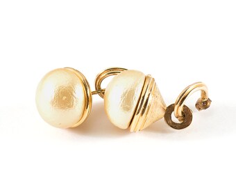 Vintage earrings / golden earrings