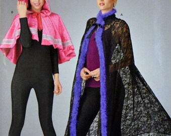 Costume Sewing Pattern Simplicity 0316 Misses' Capes One Size UNCUT Complete