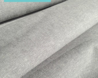 Essex Linen, Essex Yarn Dyed, Apparel Fabric, Quilt fabric, Cotton fabric, Gray fabric, Linen fabric, Robert Kaufman, Essex in Steel
