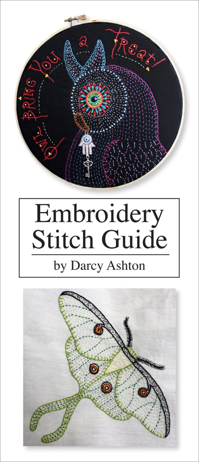 Embroidery Stitch Guide Hand Embroidery by AshtonPublications