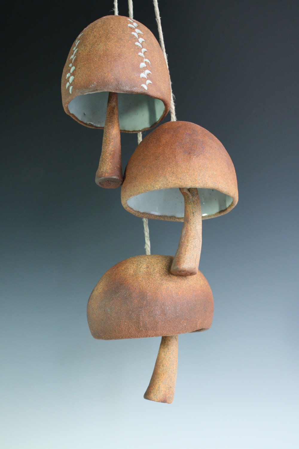 Ceramic wind chime. Sea Salt Eco friendly dinner bell