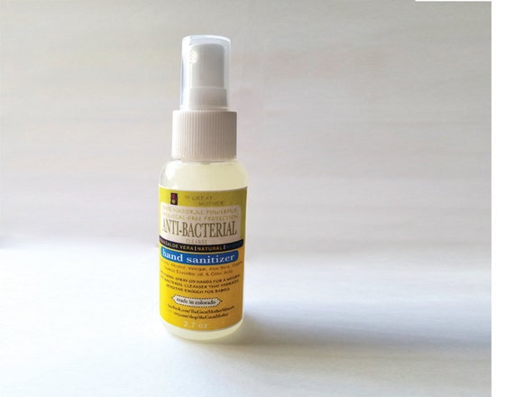 Anti-Bacterial Hand Sanitizer Spray Natural Organic Kind