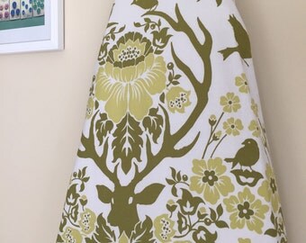 Ironing Board Cover - Antler Damask in Sage