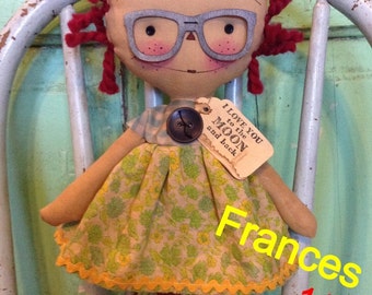 Pattern - Raggedy Ann pattern - Raggedy Annie pattern - Ragdoll Pattern - primitive pattern - retro pattern - sewing pattern -